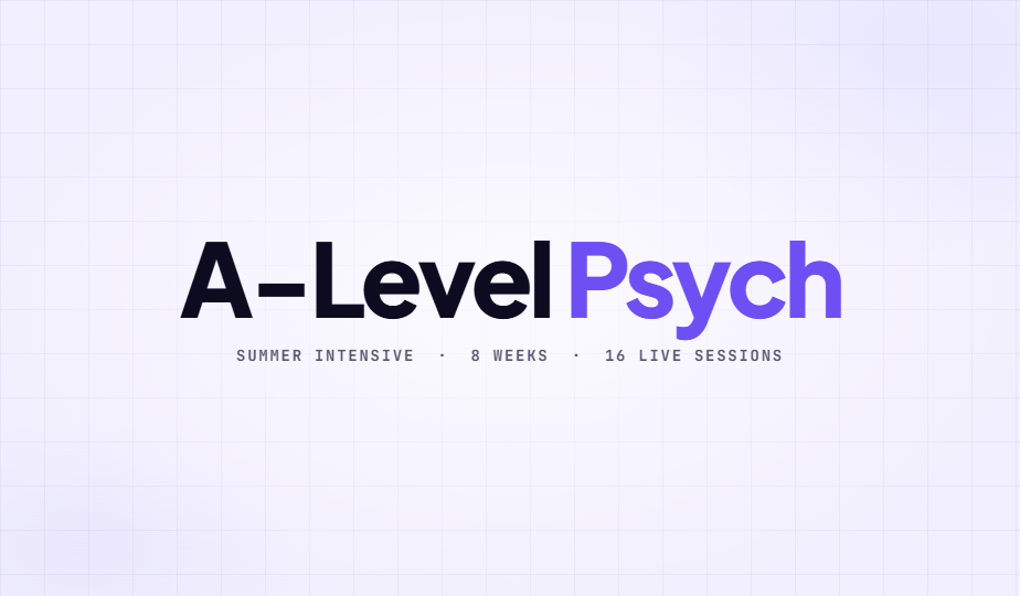 A-Level Psychology Summer Course