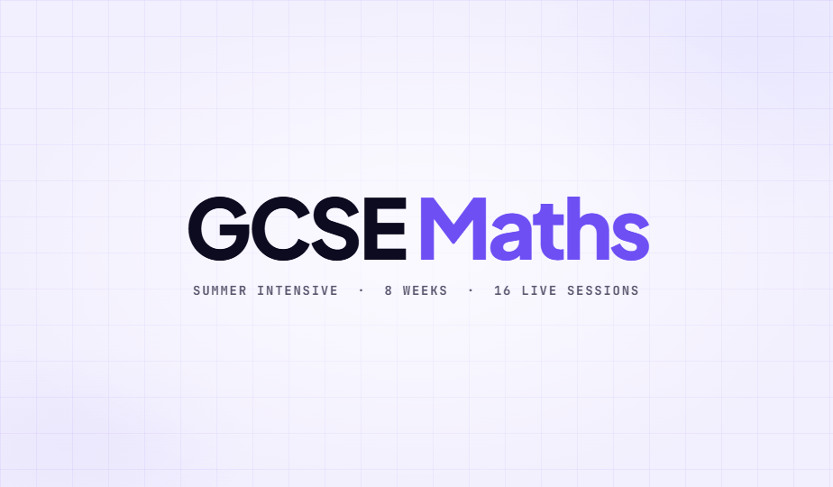 Maths GCSE Summer course